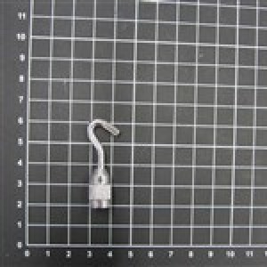 AC 49 Gancio per prove di trazione e di strappo fino a 500 N, filettatura: M6, 1 pezzo